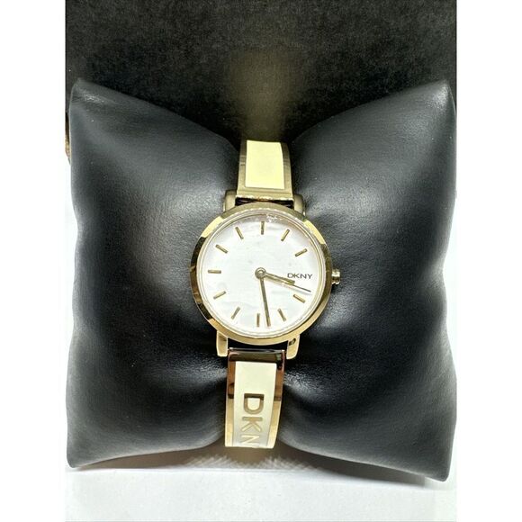 DKNY Soho NY2358 Women Gold Tone Stainless Steel Analog Dial Quartz Watch JNA195 main image 8
